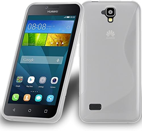 Cadorabo DE-105830 Калъф За мобилен Телефон Гъвкав TPU Силиконов S-Line Дизайн за Huawei Y5 / Y5C / Y541